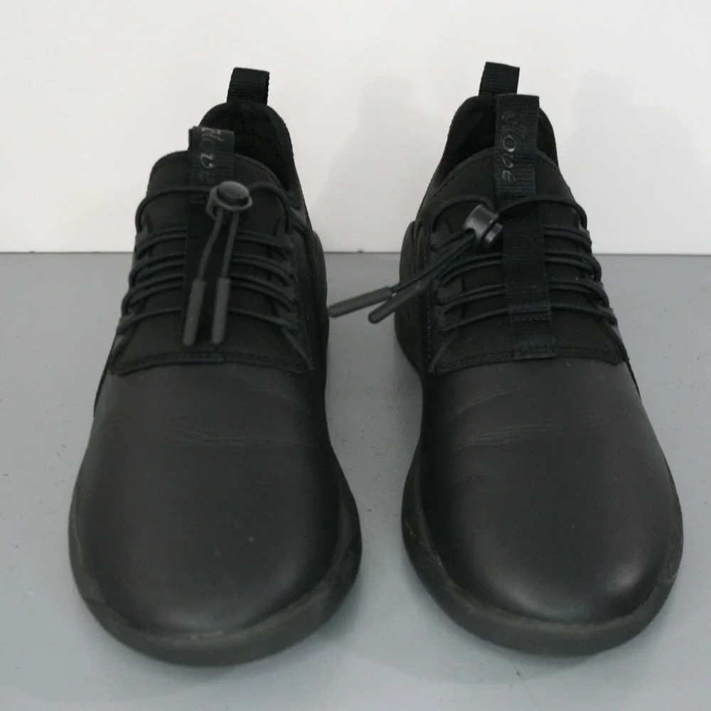 Clove Women's Black Leather‎ Slip On Sneakers Nurse Shoes Size 8